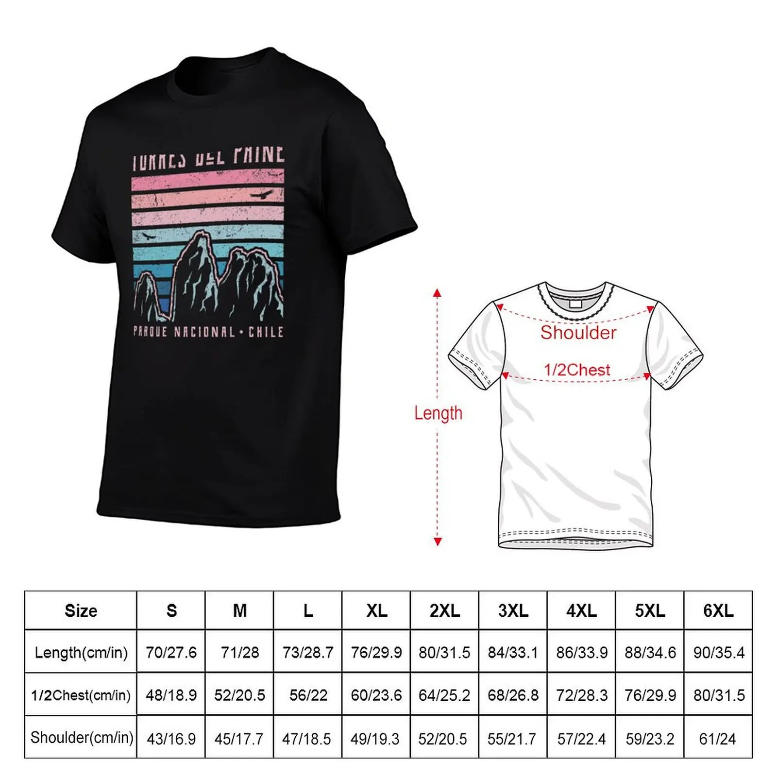 Torres del Paine - Chile T-Shirt man t shirt luxury T-Shirt