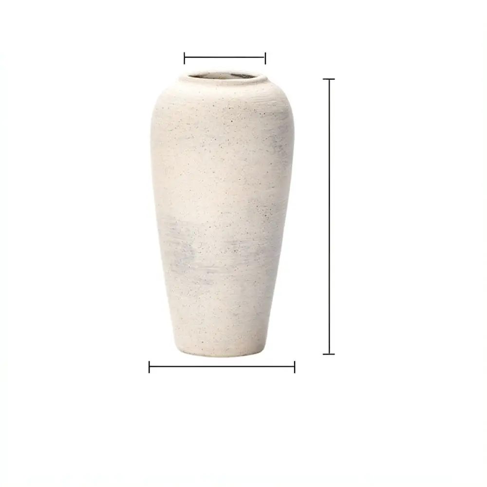 Modern Ceramic Vase Trio Set Minimalist Decorative Ornament Desktop Flower Holder Craft For Home Interior Decor