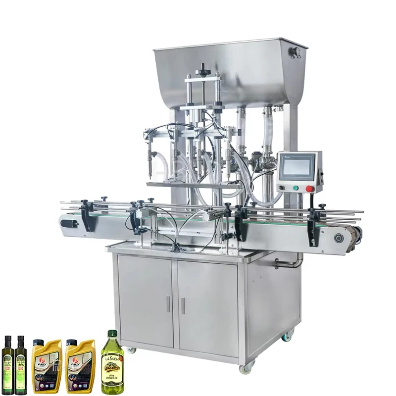 Automatic Apple Mango Egg Yolk Sauce Filling Machine, Milk Soap Sauce 4-Head Filling Machine