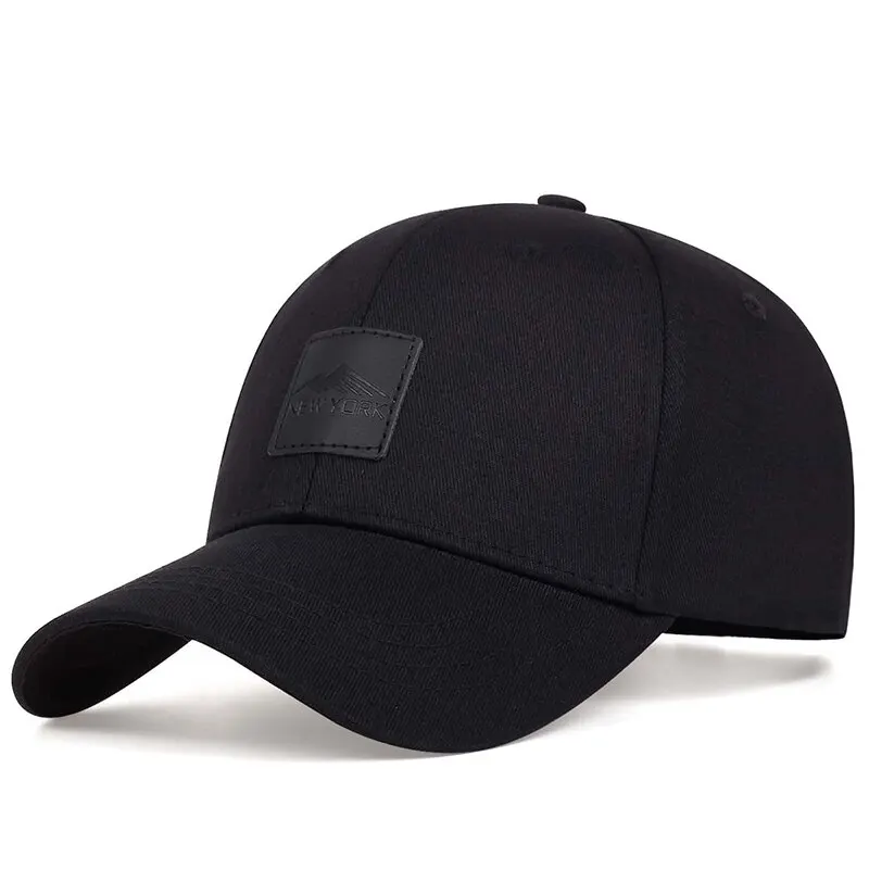 Unisex NEW York Leather Label Snapback Baseball Caps Spring and Autumn Outdoor Adjustable Casual Hats Sunscreen Hat