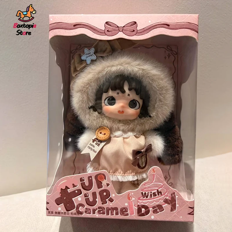 

Оригинальная плюшевая кукла Furfur Caramel Wish Day, издание для дня рождения, подвеска для сумки, украшение для рабочего стола, милый подарок на день рождения для девочек