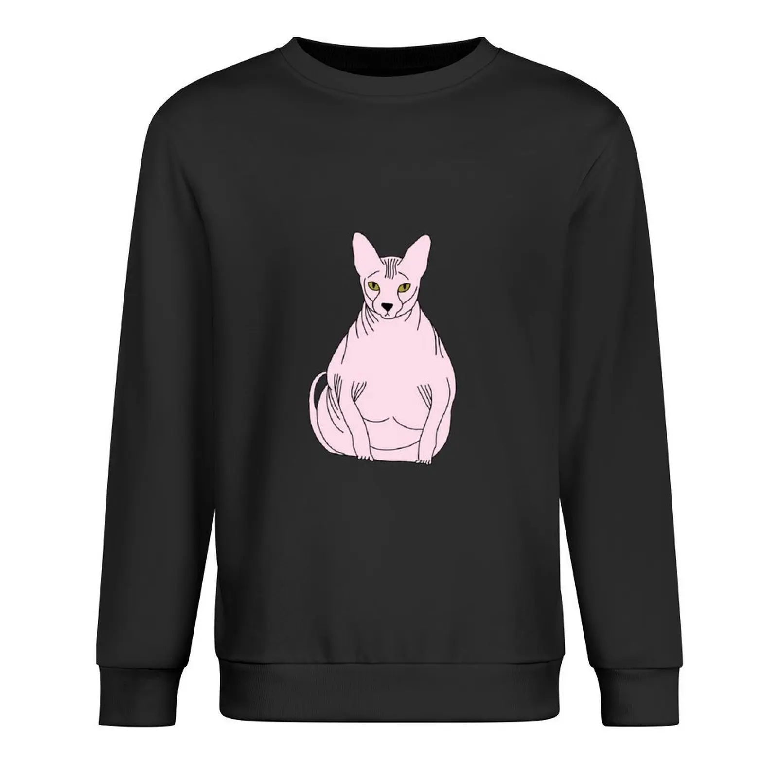 

Funny Hairless Fat Cat Pullover autumn new products anime clothes men's coat anime clothing oversize sweatshirts