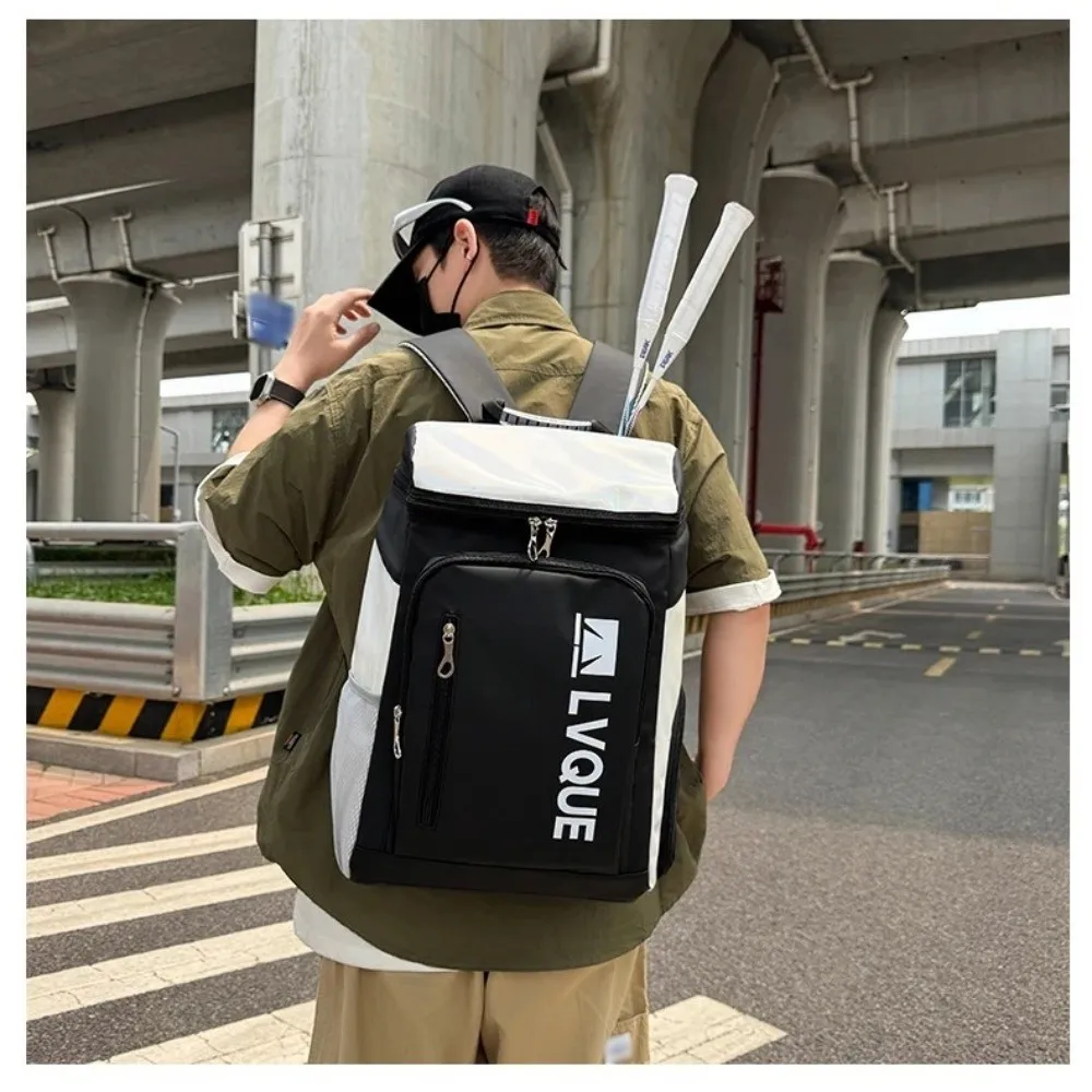 

New Large Capacity Badminton Rackets Backpack with Shoes Pocket Portable Tennis Rackets Bag Waterproof Sports Bag