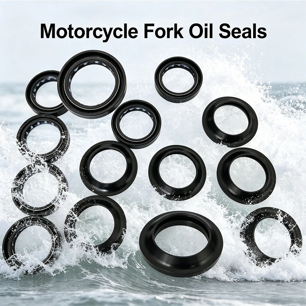 

2/4/8pc 43x55x11 Front Fork Dust Oil Seal 43 55 For Yamaha FZ6N FZ6 N FZ6 S2 FZS1000 FAZER MT01 1600 YZFR1M YZF R1S TDM850 96-15