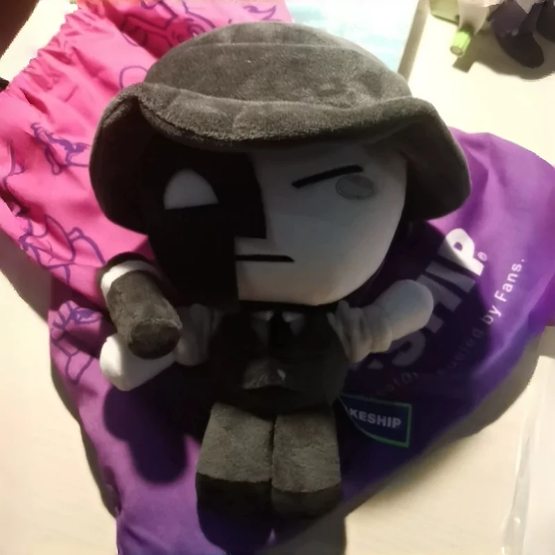 Artful Death Plush Toy Stuffed Doll Game Peripheral Soft Collectible Cartoon Figure For Game Lovers Home Decoration Gift