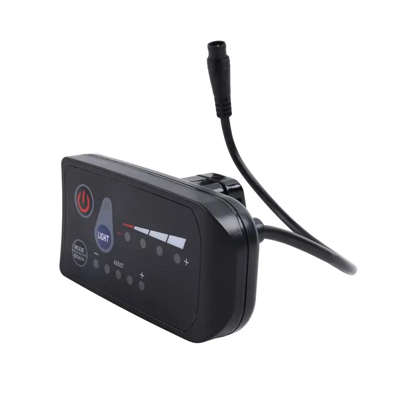 AliExpress NONE ABLB-S810 E-Bike Smart Meter LED Display Meter LED Display 36V IP65 For Electric Bike Electric Bicycle Meter 6PIN