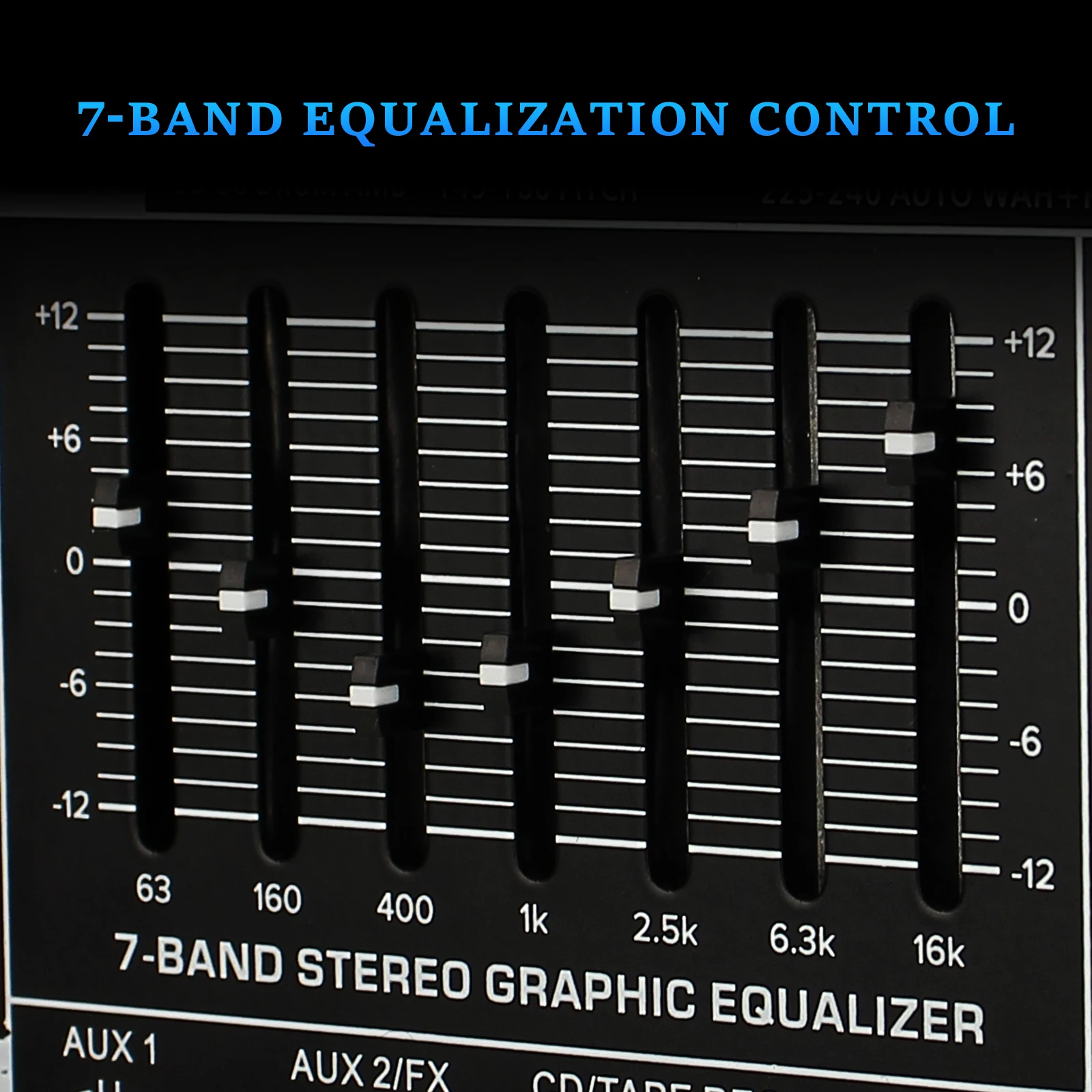 FULUODE AX-120 오디오 믹서 12채널 전문 믹서 컨트롤 패널 (320개 DSP 효과, 7밴드 EQ, 사운드 믹싱 보드, USB 포함)