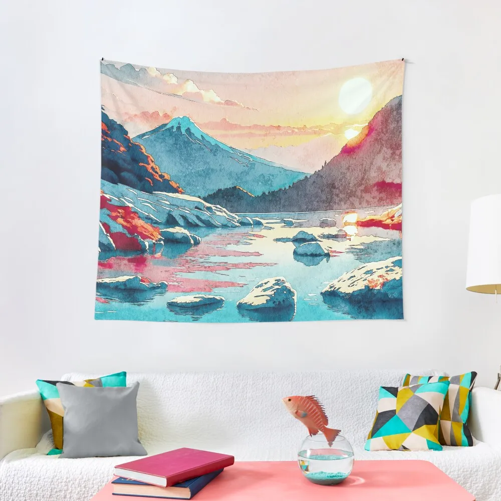 

Magic at Sunset - Nature Landscape Tapestry Korean Room Decor Christmas Decoration Home Supplies Room Decor For Girls Tapestry