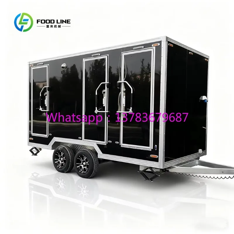 Customized Mobile Toilets Outdoor Toilet Trailer Portable Restrooms Trailer Portable Toilets Mobile Bathrooms