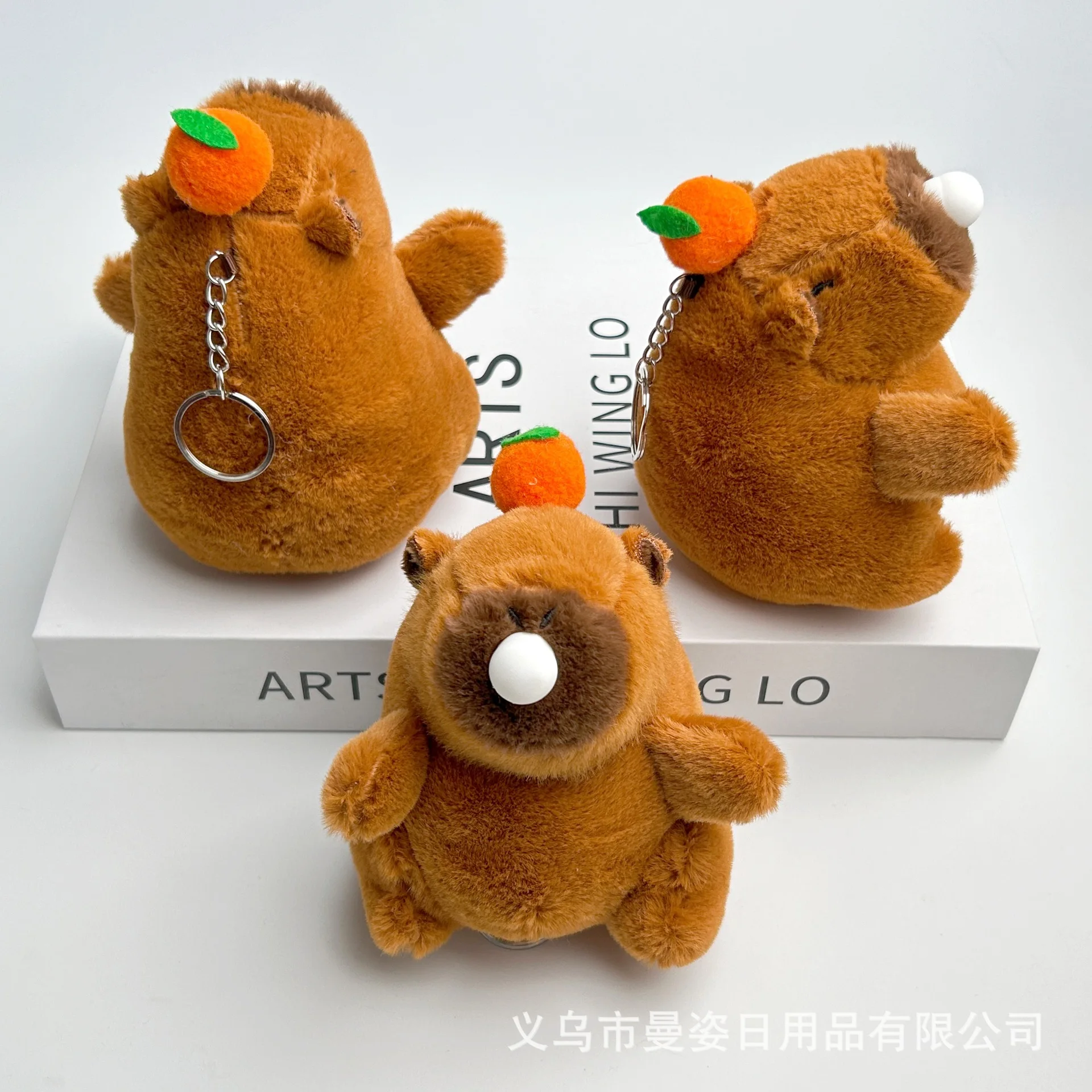 

Милая плюшевая игрушка-капибара, плюшевая пузырьковая капибара, брелки, сумка, подвесные украшения, морская свинка, пушистая кукла-животное со звуком, подарки