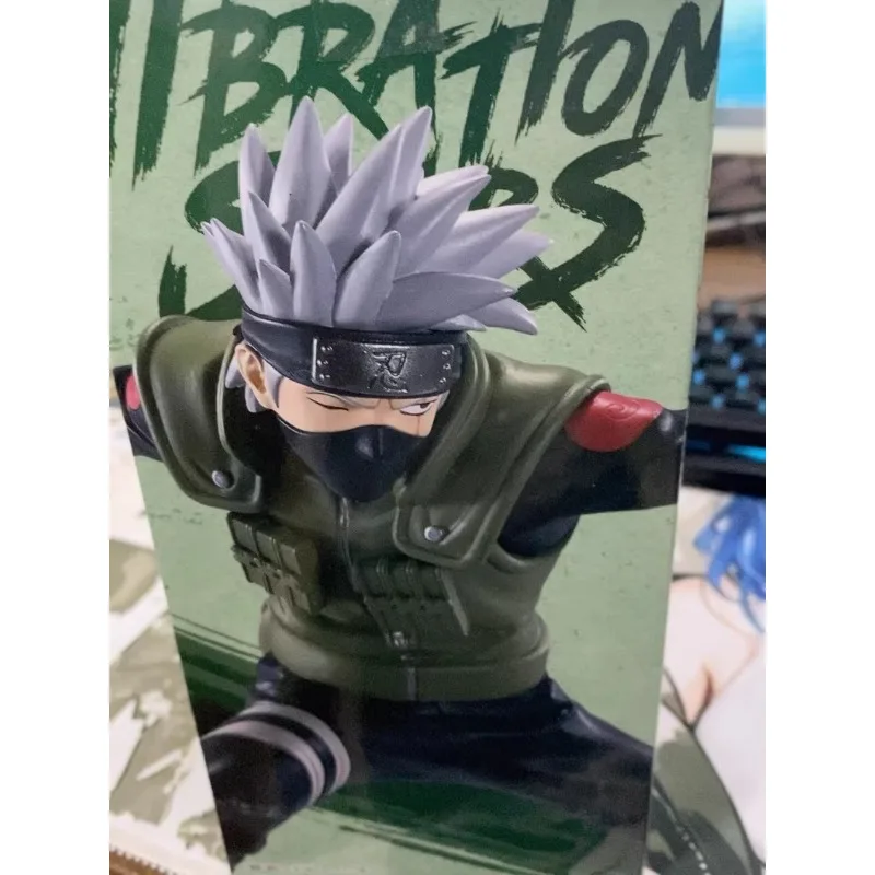 Bandai en Stock Figurines Naruto Shippuden idéales comme cadeaux Uchiha Obito Hatake Kakashi marchandises boîtes aveugles pour la Collection