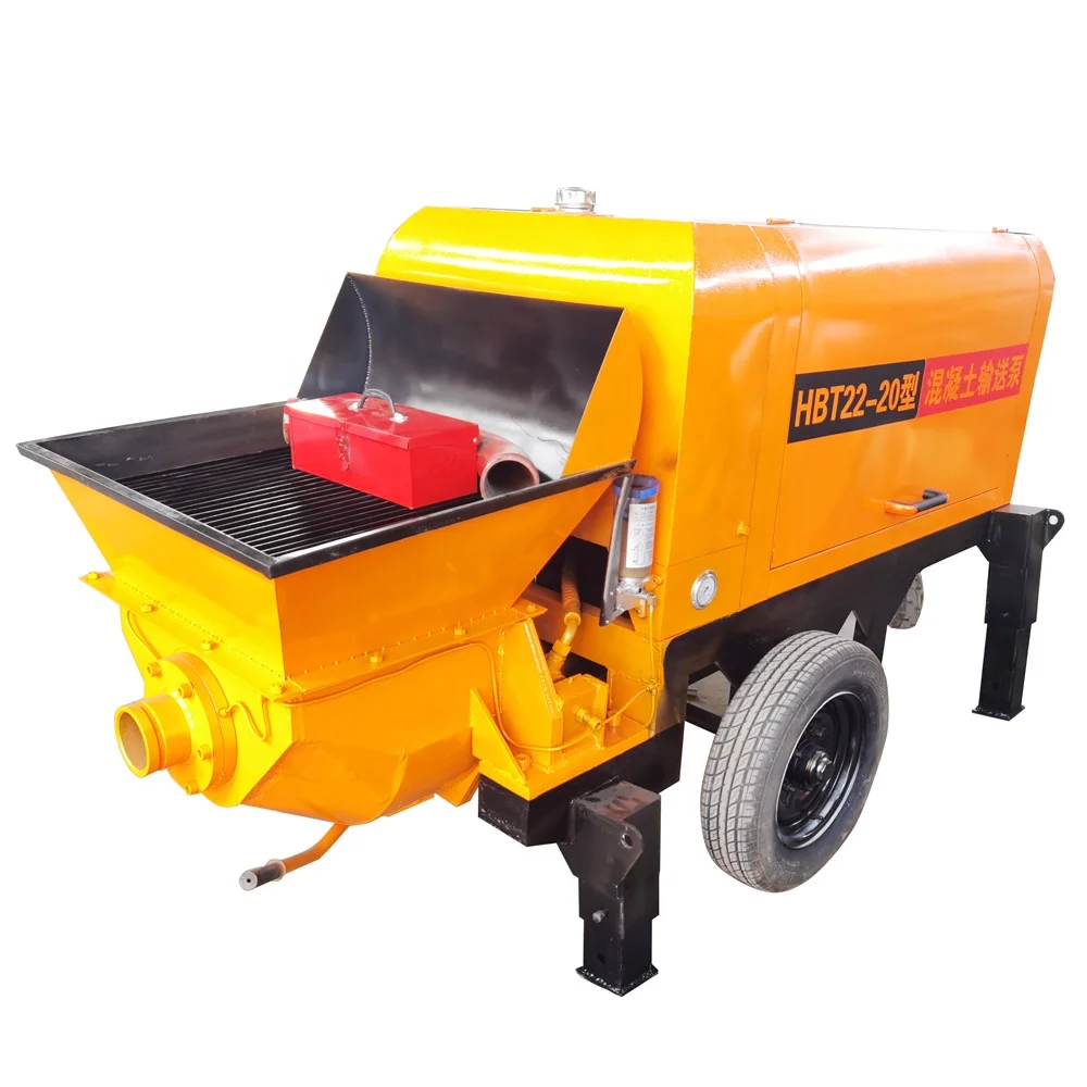 High Quality Concrete Transfer Pumps Concrete Mixer Truck Pump Small Concrete Pump Machine for Sale Factory Price