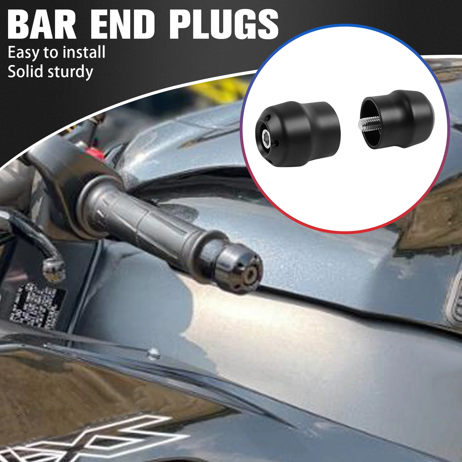 

Motorcycle Handle Bar Grips Cap End Plugs Handlebar End Weight Slider For KAWASAKI ZX-10R ZX 10R ZX10R 2016-2018 2019 2020