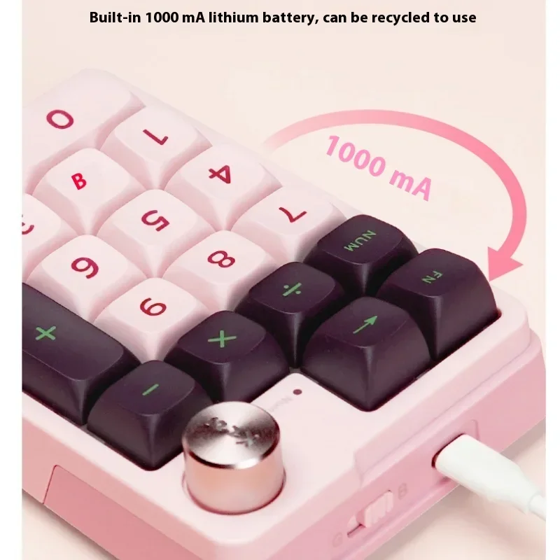 Kzzi K20 Wireless Bluetooth Three-Mode Mechanical Keyboard Hifi Mute Full-Key Hot-Swappable Gasekt Supports Dual Systems image 6