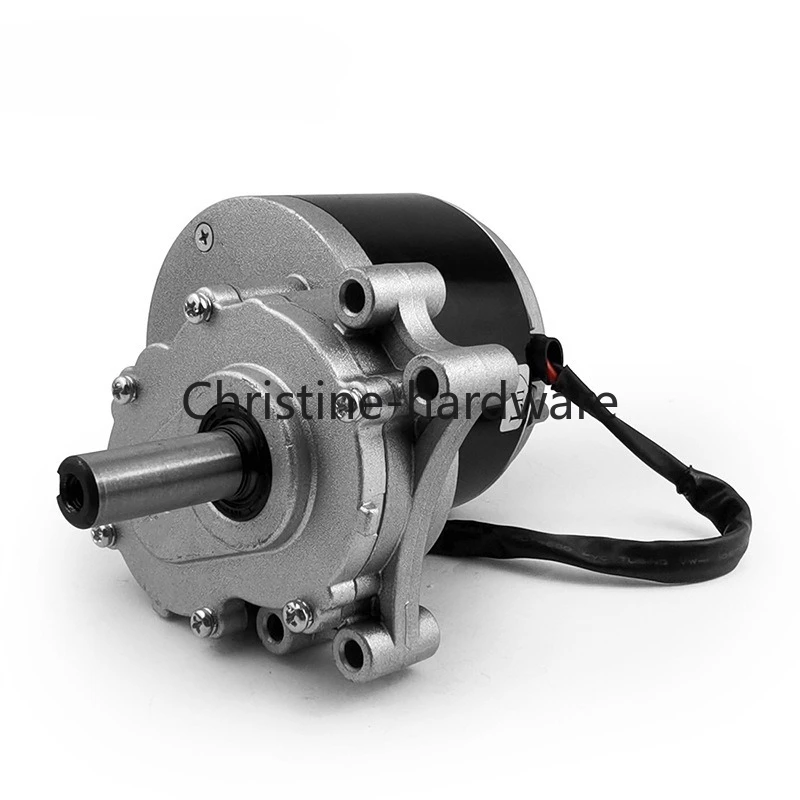 24V250W DC Brushed Electric Wheelchair Motor Low Speed 75/120rpm Secondary Reduction 44mm Long Shaft 0.64/0.98N.m for Electric W