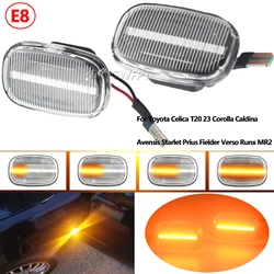 Dynamic LED Flashing Turn Signal Light Side Marker Lamp For Toyota Avensis Celica Corolla Caldina Camry Hilux Prius Verso Runx