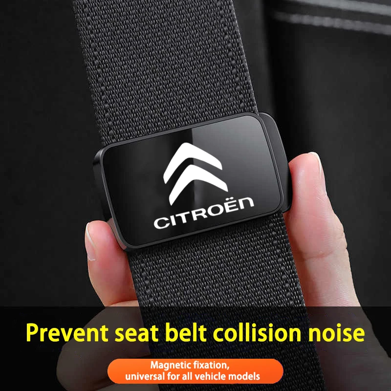 1pc Magnetic Car Seat Belt Holder Stabilizer Interior Accessories For Citroen C4 C3 C2 C1 C5 DS3 Berlingo Xsara Grand headrest - view 3