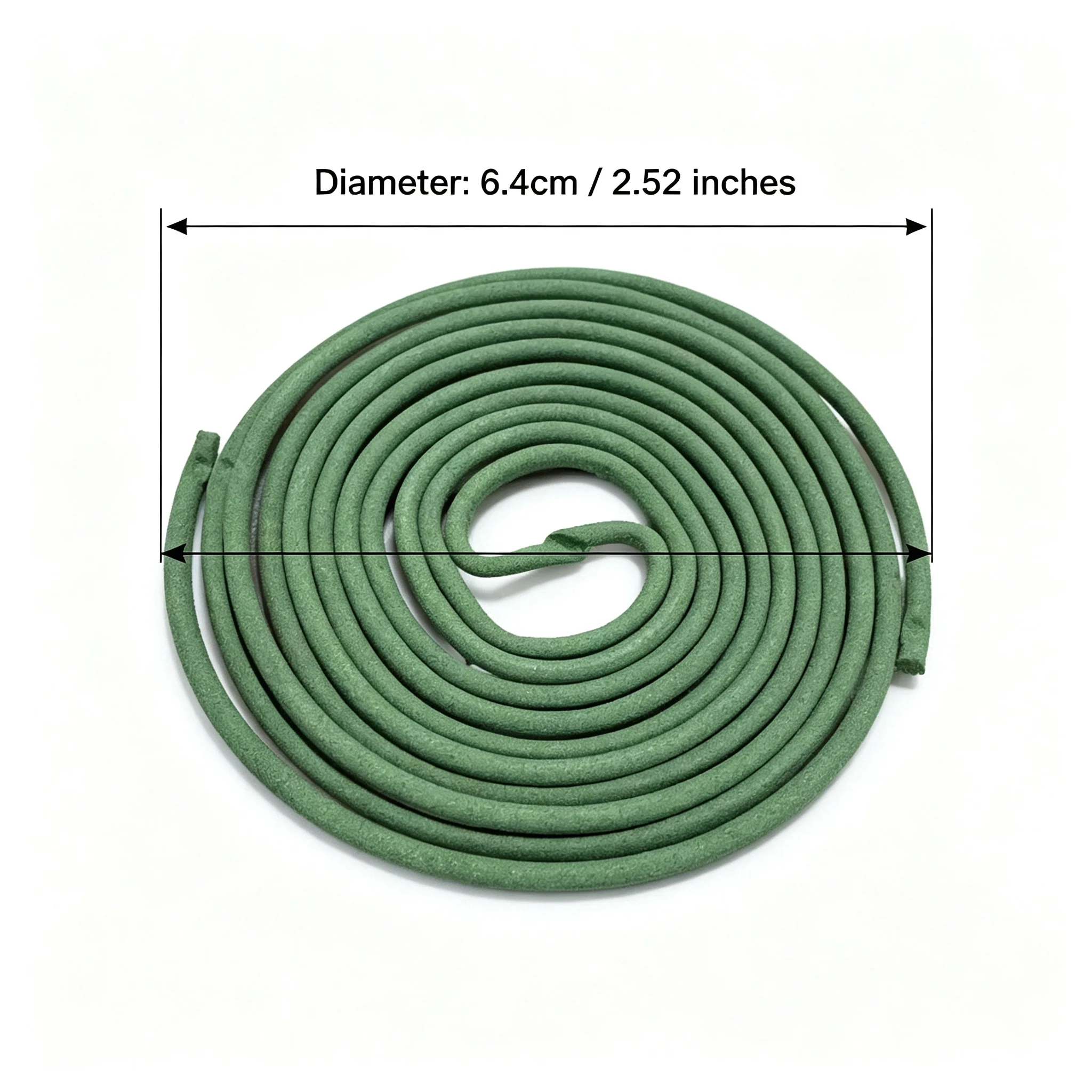 Green Mugwort Spiral Coil Incense Burnable With Incense Burner Indoor Decor Incense for Home Leisure Reception Scenarios
