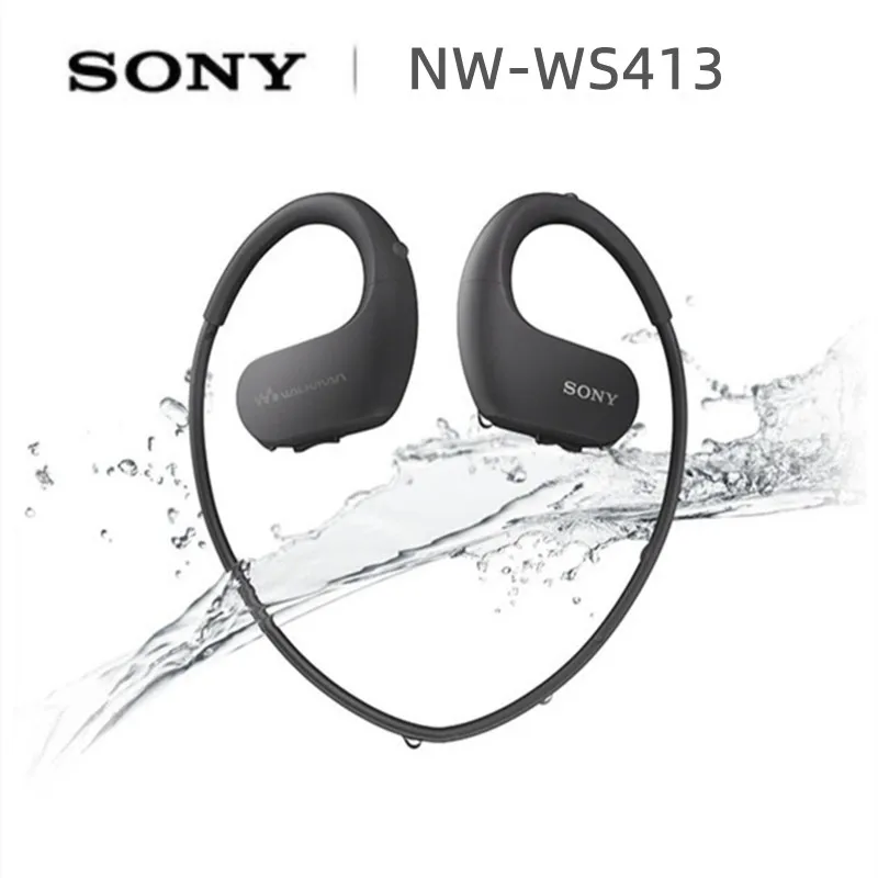 

SONY NW-WS413 Walkman Wireless MP3 Player 4GB Sports Wearable MP3 Headphone Type Waterproof Player Running Swimming Headphone