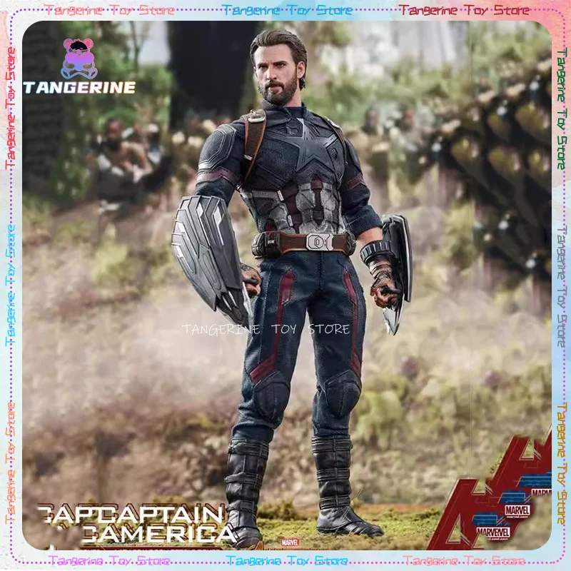 

HT Anime Figure Avengers Series Captain America Pop Handmade Model Collection Doll Pvc Desktop Decorations Boy Toy Birthday gift