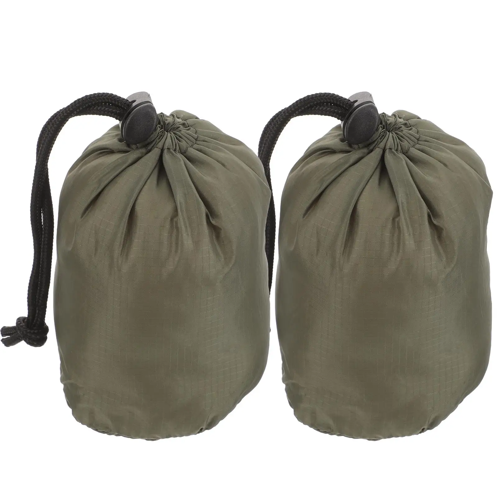 

Backpacking Outdoor Camping Sleeping Bag Storage Mesh Bags Drawstring Aldult Army Green Nylon