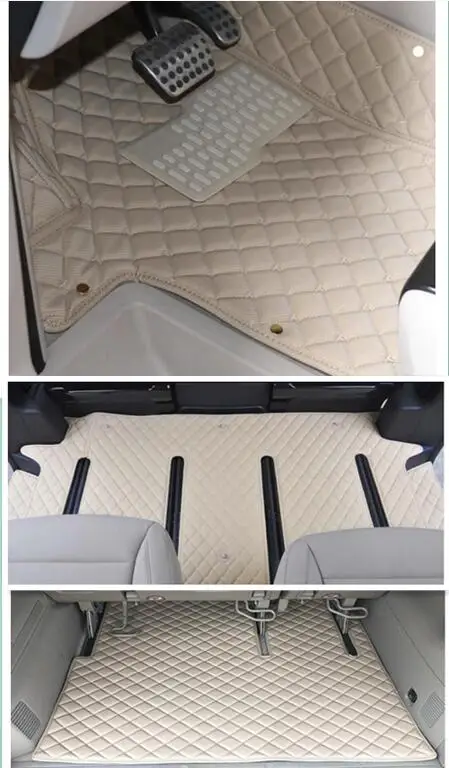 

Специальные автомобильные коврики + коврик в багажник для Mercedes Benz Viano W639 2022-2003, 6-местные водонепроницаемые ковры, коврики для Viano 2009