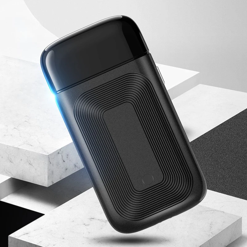 ماكينة الحلاقة الكهربائية للرجال ، شحن الحلاقة ، الجسم المعدني ، رئيس القاطع الصلب ، USB قابلة للشحن ، المحمولة الذكور شفرة التوأم ، استيراد