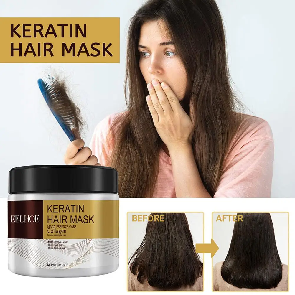 New Hair Repair Hair Mask Moisturizing Protein Repair Damaged Hair Essence Anti-drying Smooth Hair Mask Hair Care Products