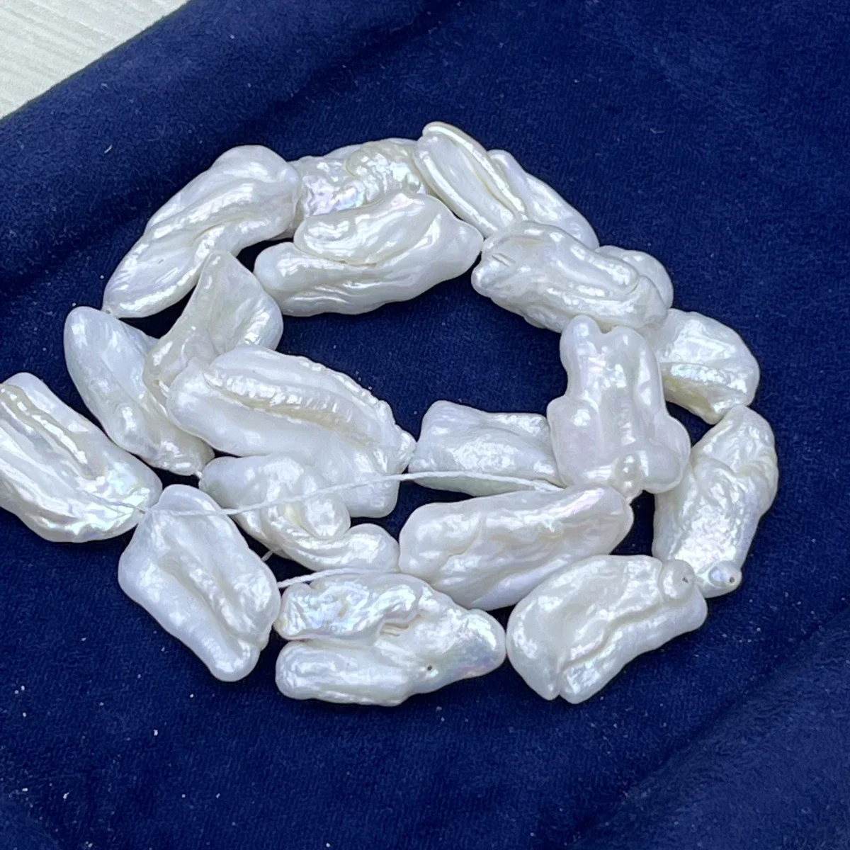 

8x15mm 4A Natural Freshwater Irregular Baroque White Pearl Isolated Bead Jewelry Make DIY Necklace Bracelet Accessories Wedding