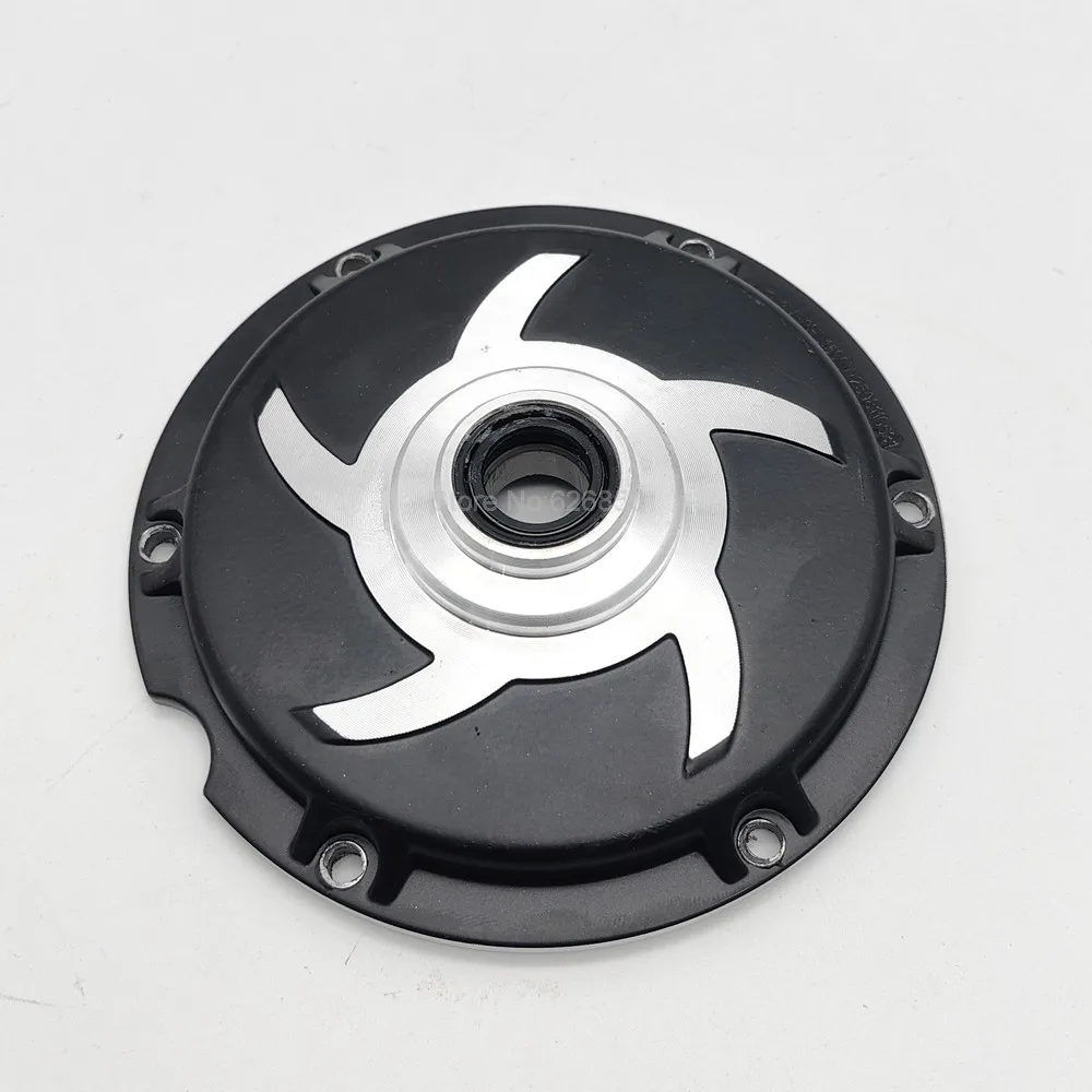 Tampa lateral do motor com vedação de óleo de rolamento 6003RZ para scooter pequena Citycoco 48V tampa da roda traseira do motor