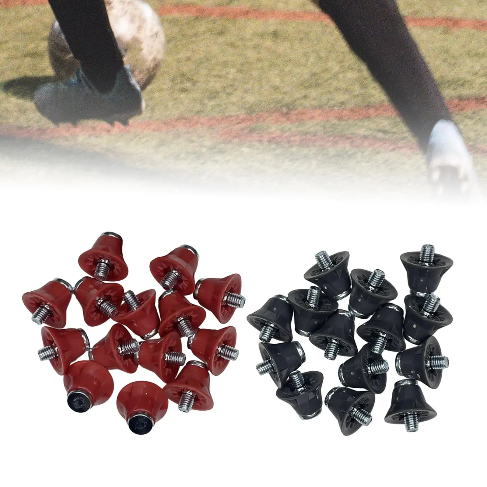 Pointes de chaussures de football coordonnantes, accessoires d'entraînement, 14 pièces