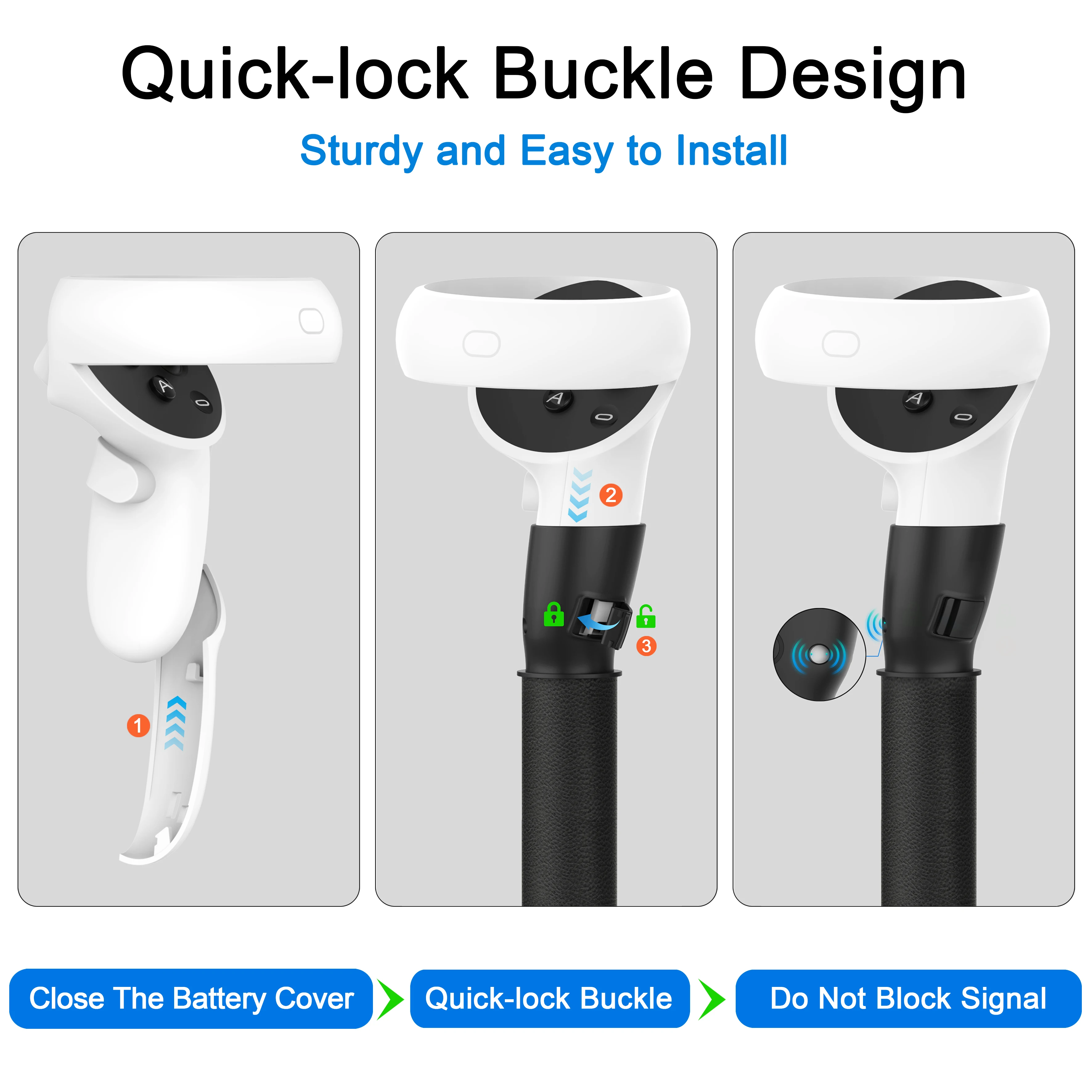 RGB ضوء تحكم أنبوب Lightsaber ، VR تجريب الألعاب ، أوكولوس السعي 2 مقابض ، الملحقات