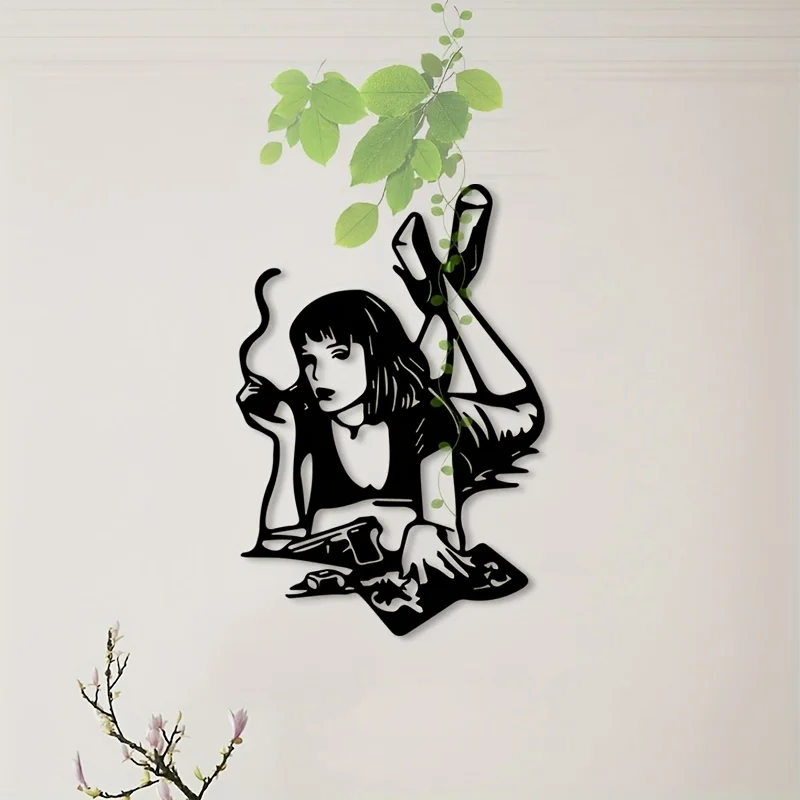 

Металлическое настенное панно «Опасная женщина», статуэтка «Опасная женщина», идеально подходит для гостиной, 1 шт.