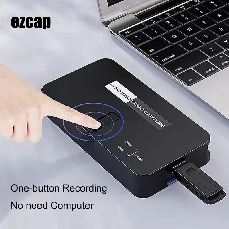 

Ezcap284 HDMI Loop 1080P AV Mic Input HDMI Game Capture Card Video Grabber Box for XBOX PS3 PS4 TV Box To USB U Disk ,no Need PC