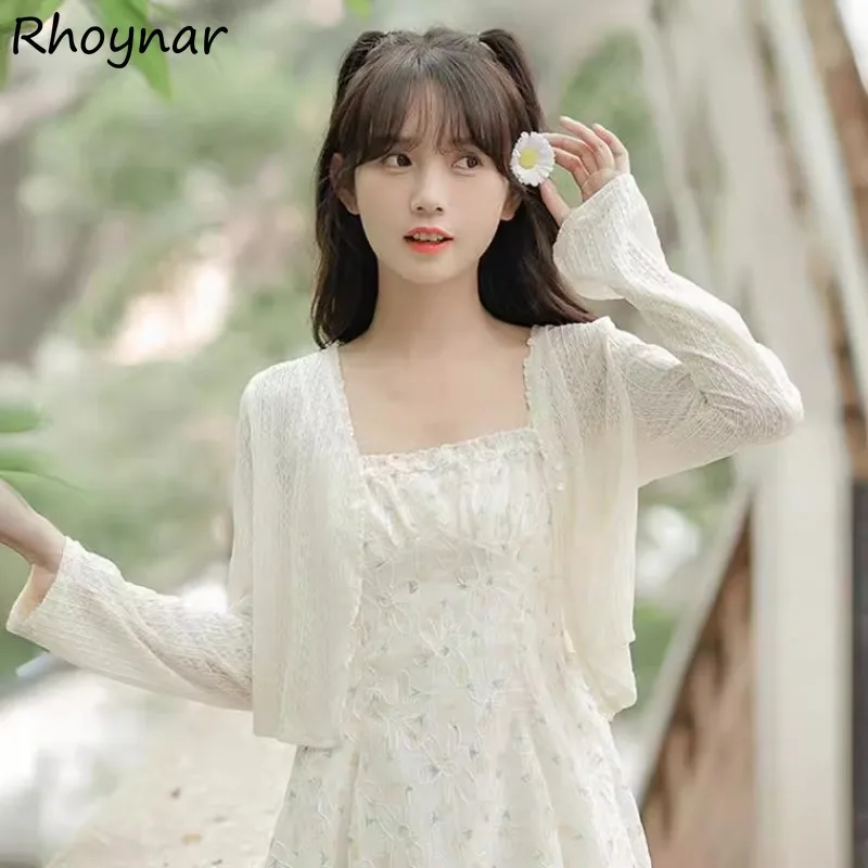 Shirts Women Summer Lovely Students Solid All-match Girlish Fungus Side Thin Breathable Ulzzang College Elegant Temperament Soft