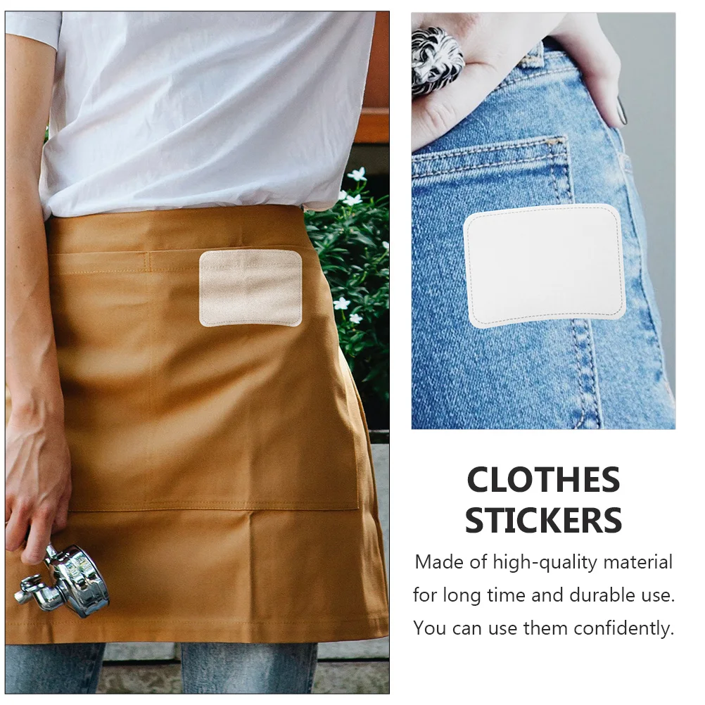 

20pcs Clothes Patch Stickers Diy Cloth Repair Hole Filling Garment Accessories Iron-On Denim Fabric Patches For Jeans Women