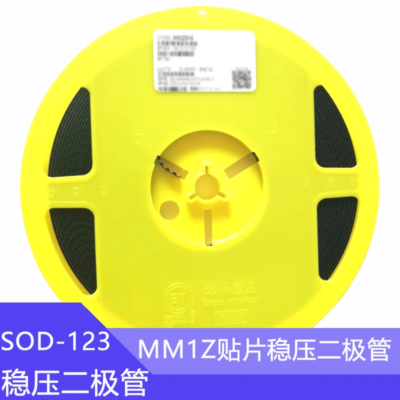 50 قطعة Sod-123 زينر ديود 1206 0.5 واط Bzt52c6v8 Wb Bzt52c7v5 Wc 6.8 فولت 7.5 فولت