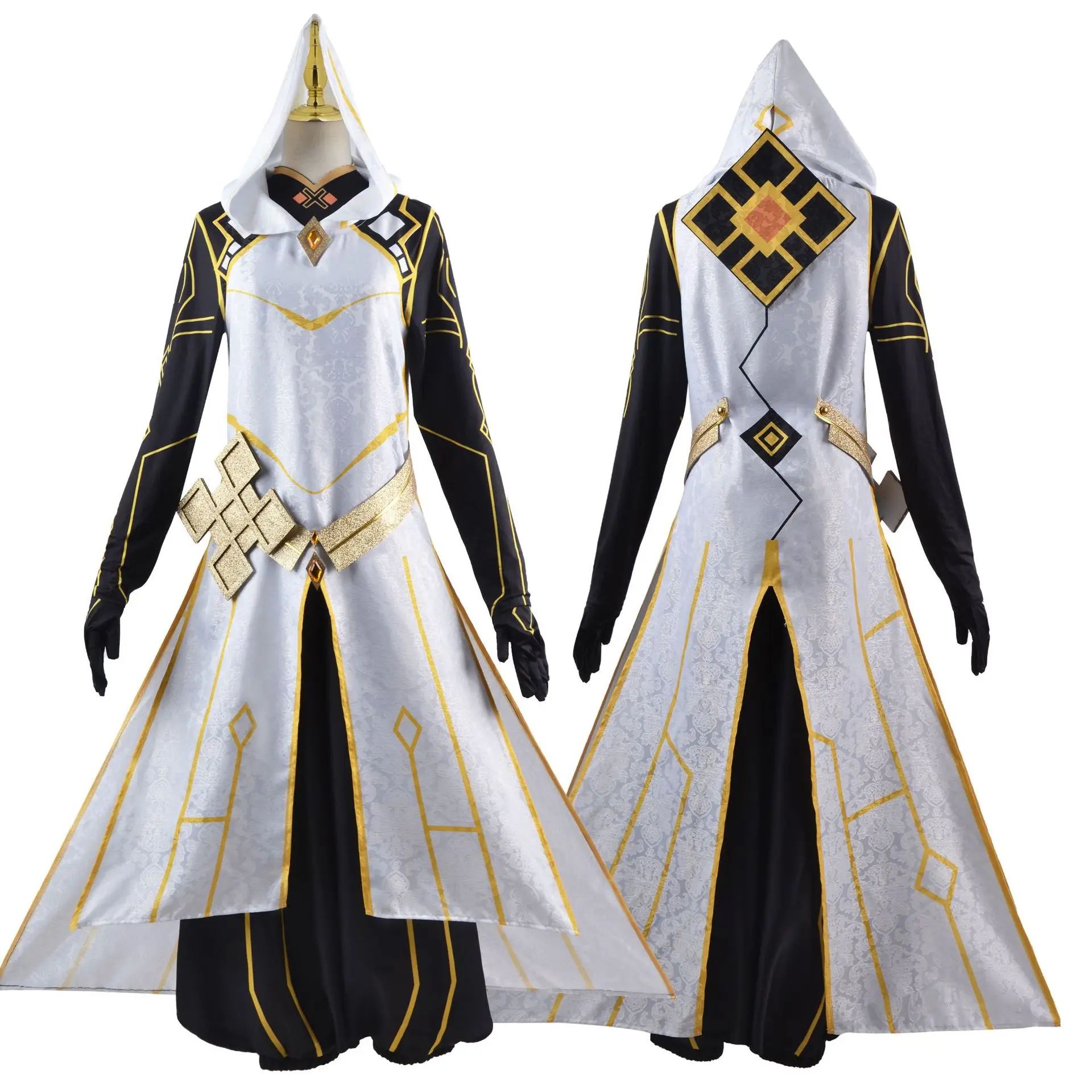 

Genshin Impact Cosplay Costume Zhongli Divine Armor Moras Full Set Cosplay Game Costume