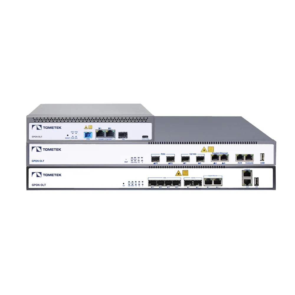 2 Port OLT GPON 10G SFP Outdoor Ftth Fttx Mini GPON OLT