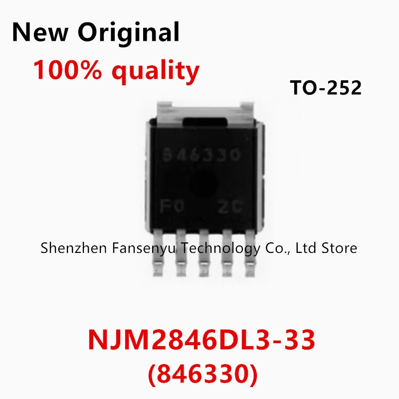 (2-5 uds) 100% nuevo NJM2846DL3-33 original 846330   Conjunto de chips TO-252