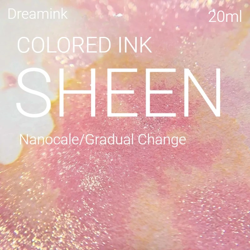 

Чернила для перьевых ручек Dreamink, 60 цветов, 20 мл, без углерода, для стеклянных перьевых ручек, для Hongdian JINHAO, канцелярские товары, школьные и художественные принадлежности