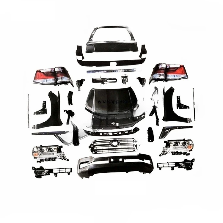 

Facelift 4x4 front OEM body kit for the Land Cruiser Prado 200 series (2008-2015), upgraded to the 2018-2019 FJ200