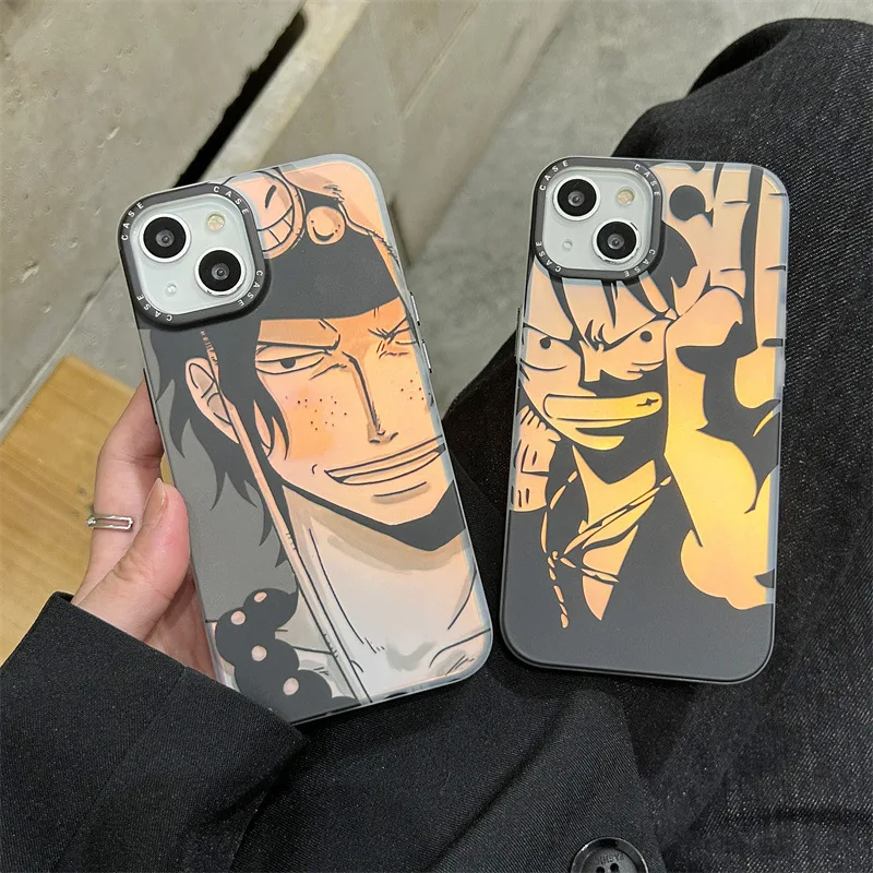 One Piece Roronoa Zoro Iphone 13 14 Mobile Phone Case Luffy Iphone 12 15 Promax Mobile Phone Protective Case Anime Holiday Gifts