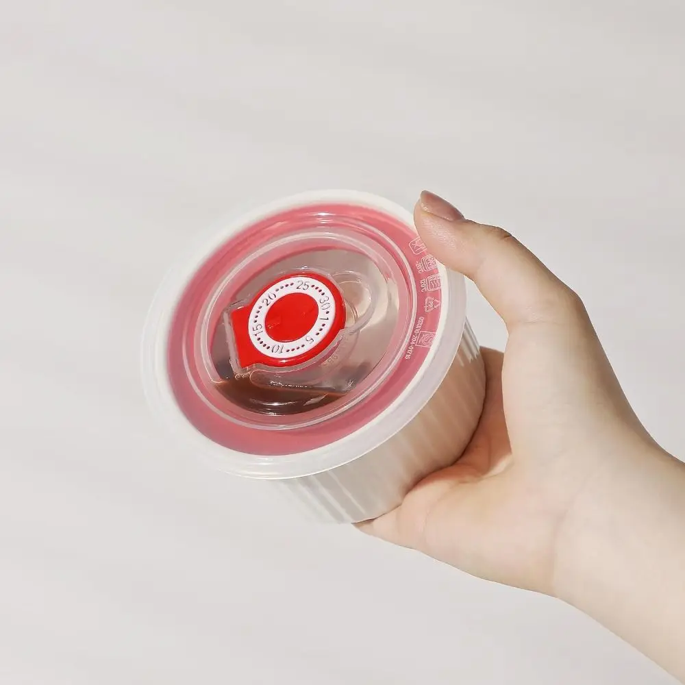 

6pcs Multifunctional 8 Oz Ramekin with Lid Porcelain Pudding Cup White High Temperature Resistant Dessert Cup Dishwasher