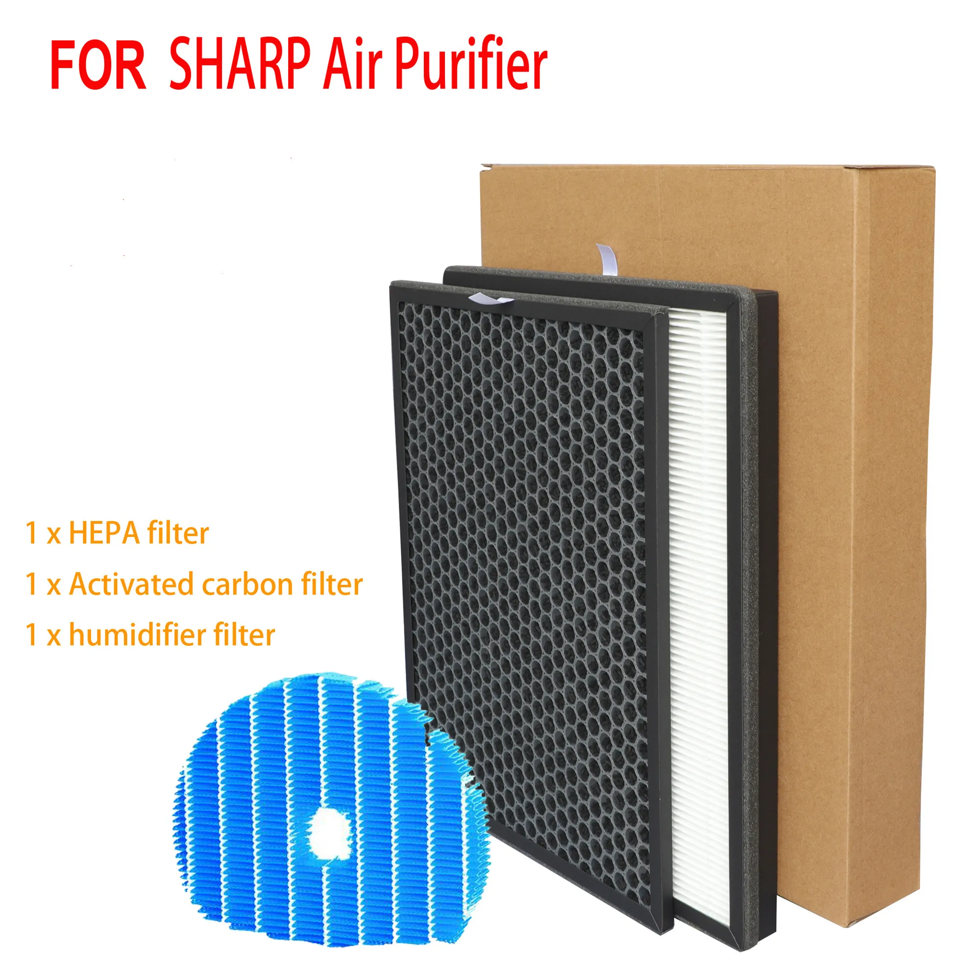 FZ-C70HFE FZ-C70DFE For Sharp Air Purifier KC-A40TA KC-840E KC-A840TA KC-C70TA H13 Hepa Filter Activated Carbon Filter