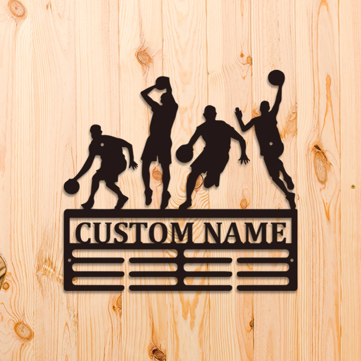 

1pc diy basketball player Personalized Text Tin Wall Signs Metal Wall Plaque For Home Decor Living Room Bedroom