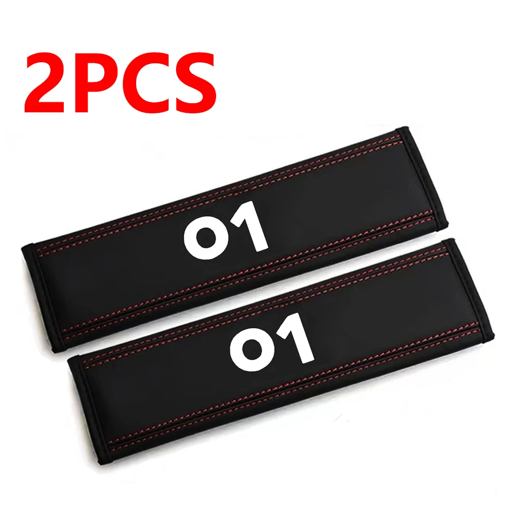 2PCS High Quality Car Seat Belt Protection Shoulder Pad Cover For LYNK CO 01 EM-P EM-F 02 08 MHEV Hatchback 03 05 06 PHEV