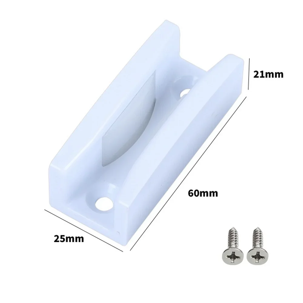 U Channel Track Shower Door Slider Smooth Gliding Single-groove Design Precision Engineered For Glass Shower Doors