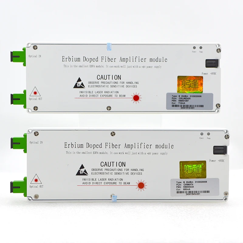 

High Quality FTTH CATV Fiber Amplifier Module Mini EDFA 1550nm 16dBm-22dBm Erbium Doped AMP Fiber Optic Equipment Wholesale