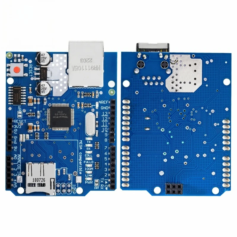 1pcs Shield Ethernet Shield W5100 R3 UNO Mega 2560 1280 328 UNR R3 W5100 Development board for arduino